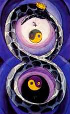 Crowley Snake Orange Day Ribbon