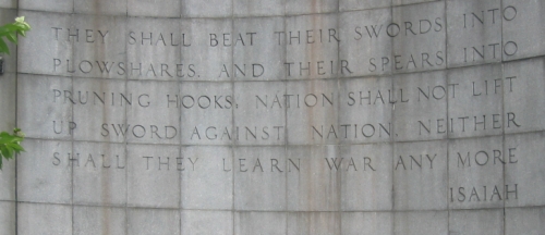 UN Isaiah Wall World Peace