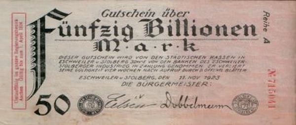 weimar hyperinflation